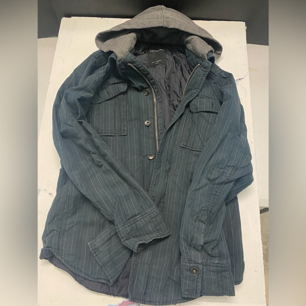 Calvin Klein Jeans Men’s Hooded Jacket, Size small